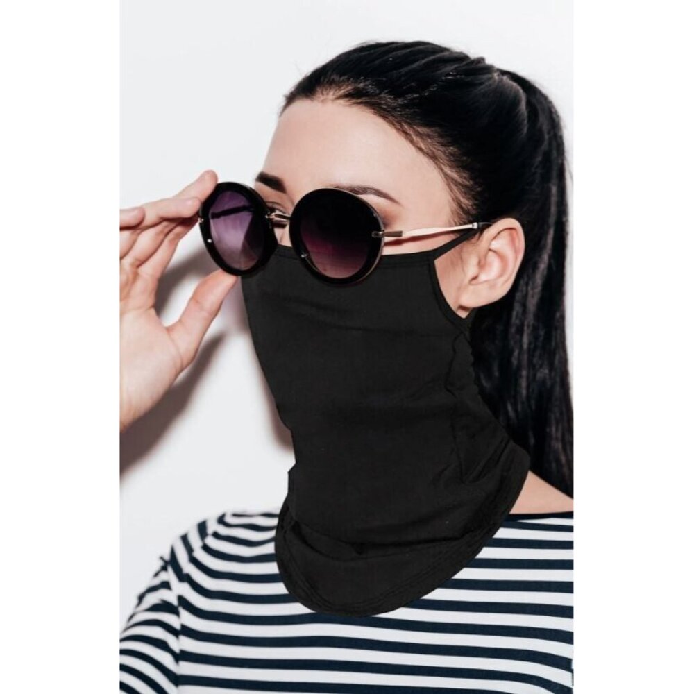 Love Chances 3-Pack Gaiter Adult Face Masks in Black One Size
